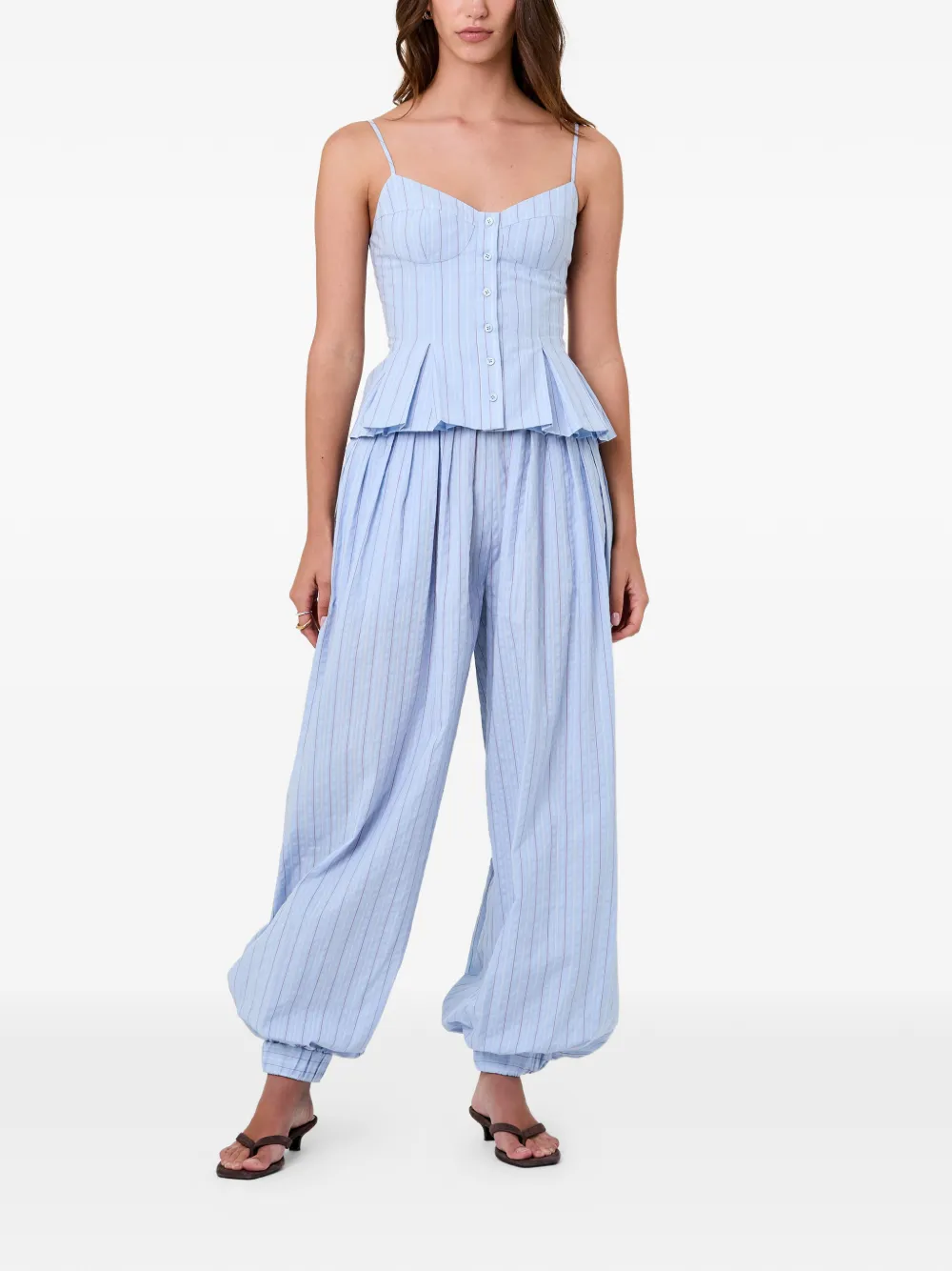 Nicholas Staci top met spaghettibandjes Blauw