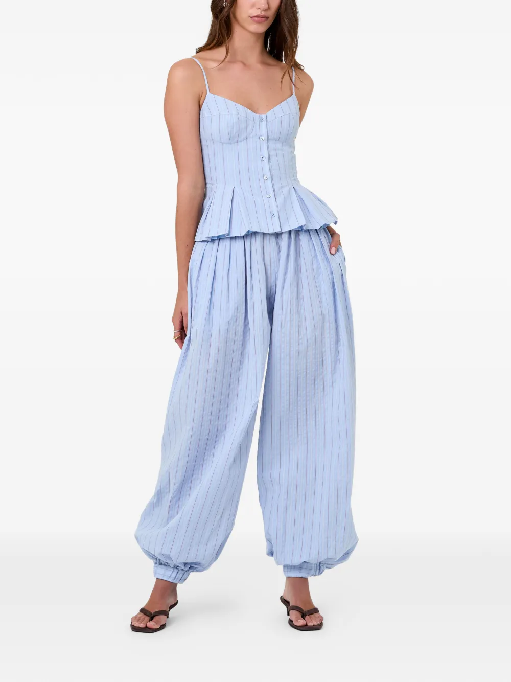 Nicholas Staci top met spaghettibandjes Blauw