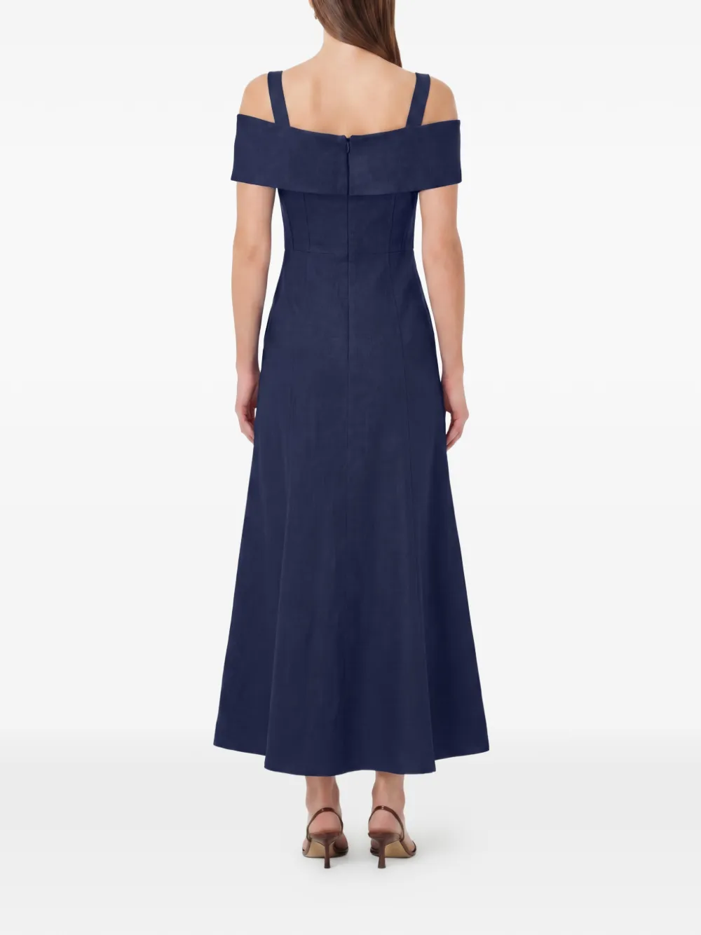 Nicholas Ivana jurk Blauw