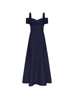 makenna drop waist corset midi dress Nicholas the Label Makenna Linen Corset Midi-Dress
