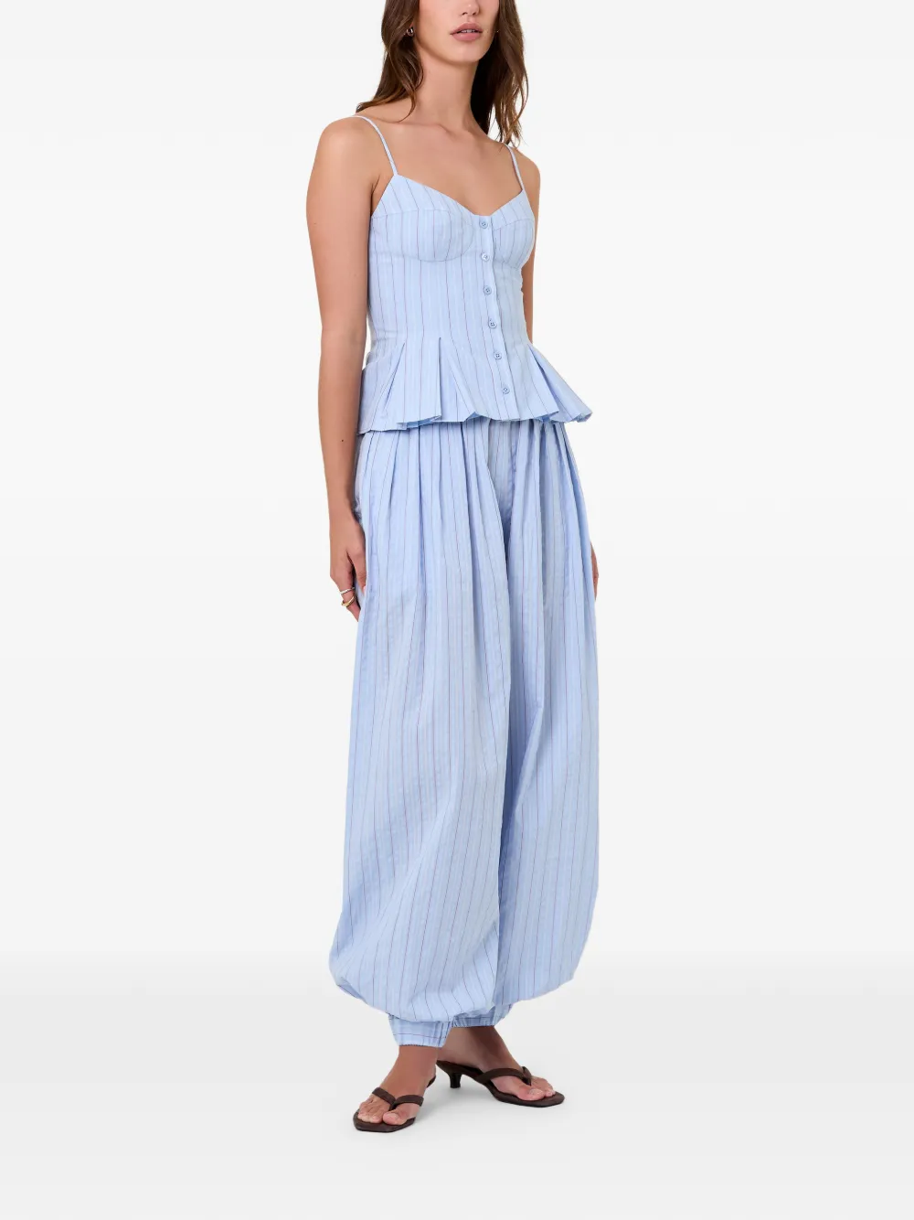  Nicholas Pantalones Liselle A Rayas - Azul 