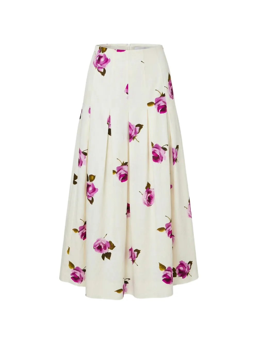 Nicholas Jordana rok met geplooide taille Beige