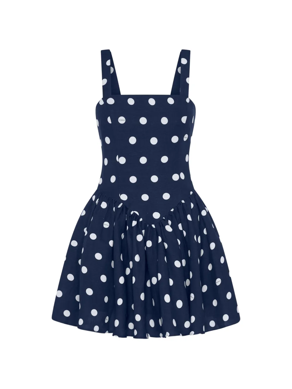 Nicholas polka-dot Vittoria dress - Blu
