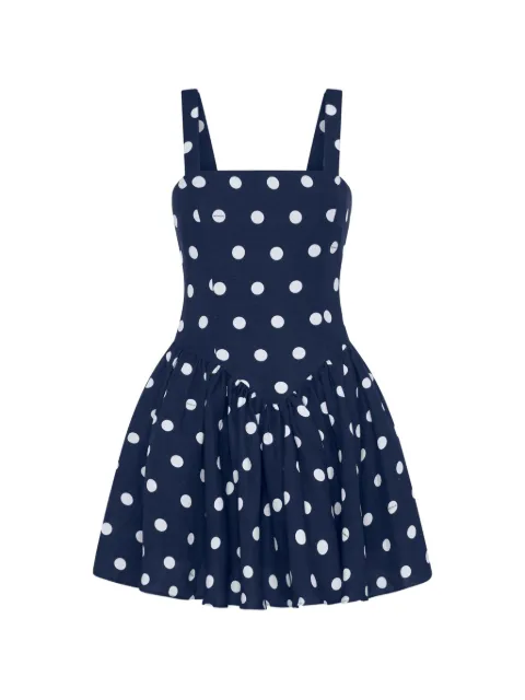 Nicholas polka-dot Vittoria dress
