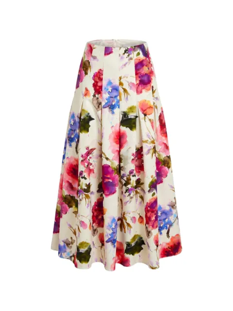 Nicholas Jordana floral-print pleated skirt