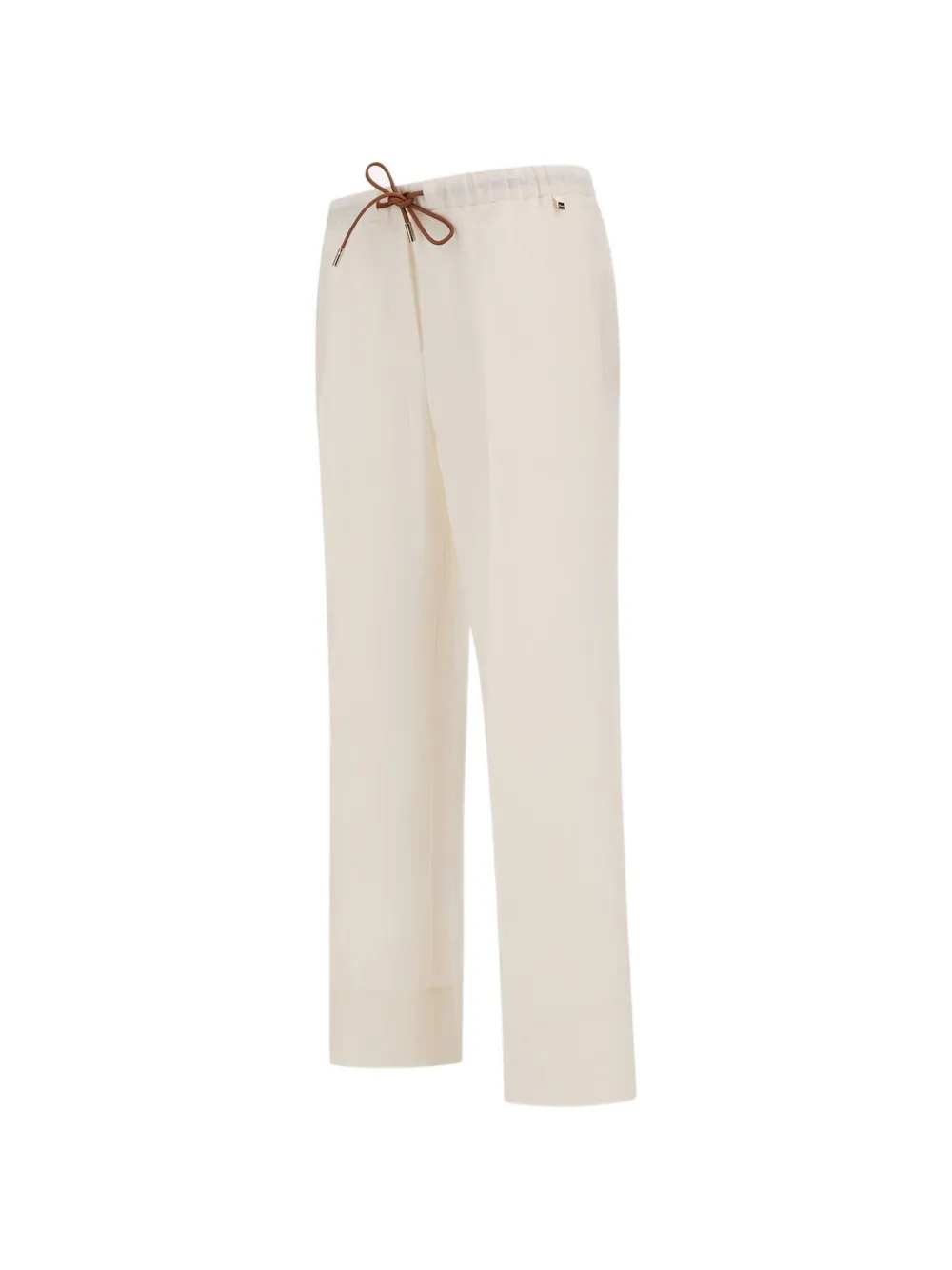 Herno Linnen broek Wit