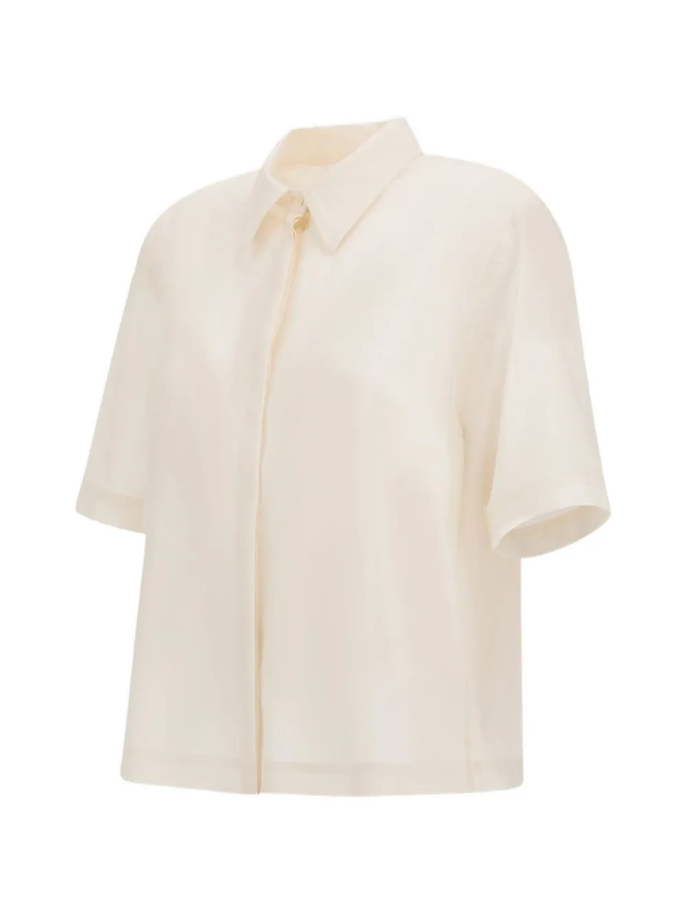 Herno Wollen overhemd Beige