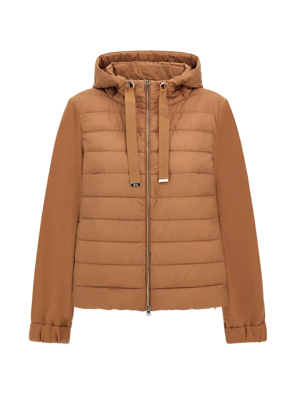 Herno quilted drawstring-hood jacket - Marrone