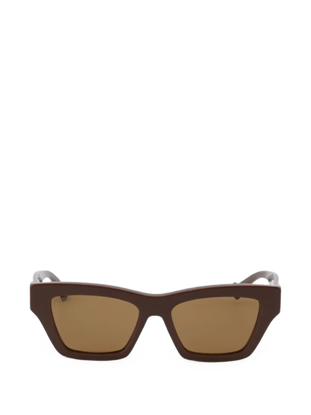 Gucci Eyewear Double G square-frame sunglasses - Marrone