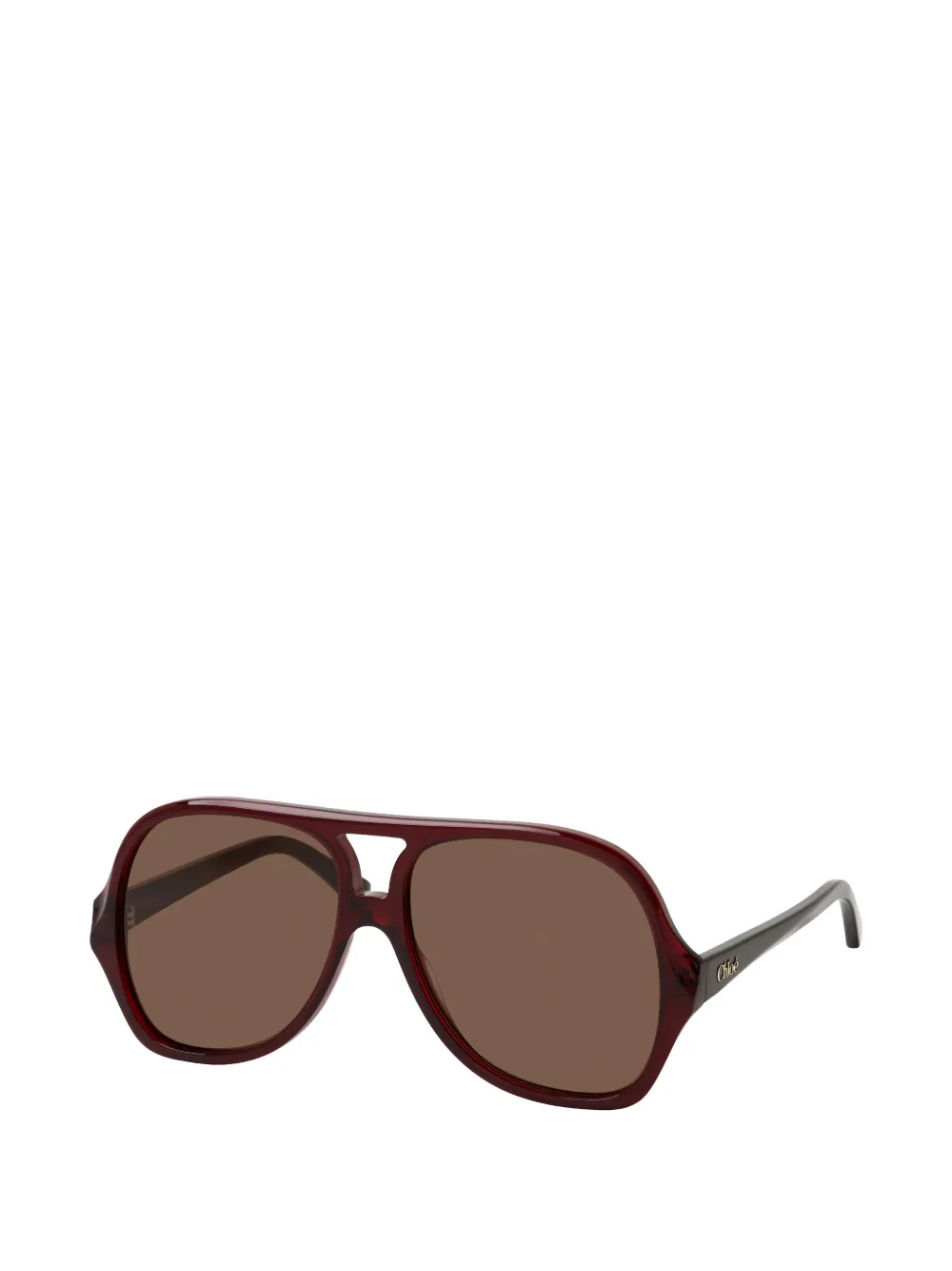 Chloé Eyewear Salomé pilot-frame sunglasses - Marrone