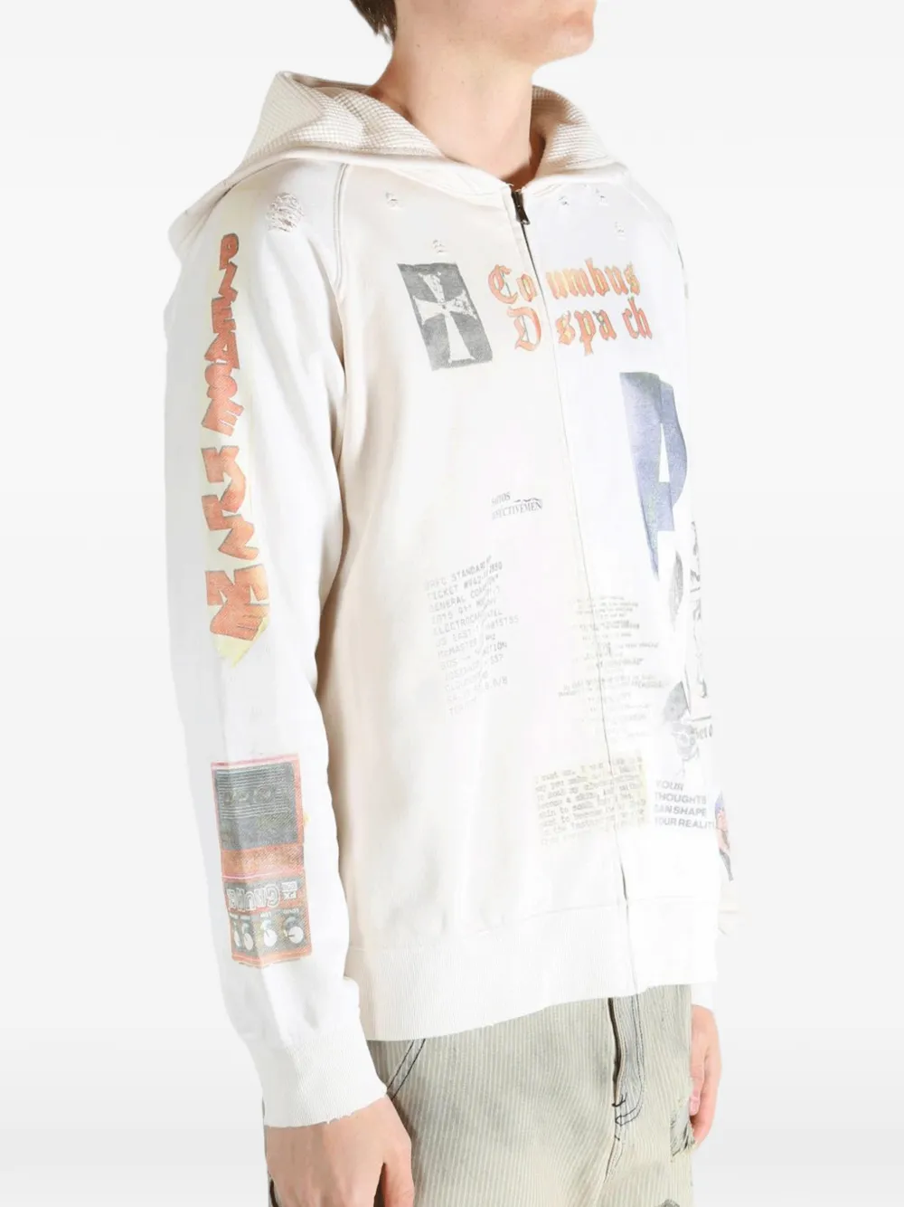  Saitos Sudadera Long Live Rock Con Capucha - Neutro 