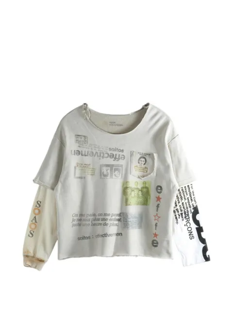 SAITOS playera con estampado gráfico