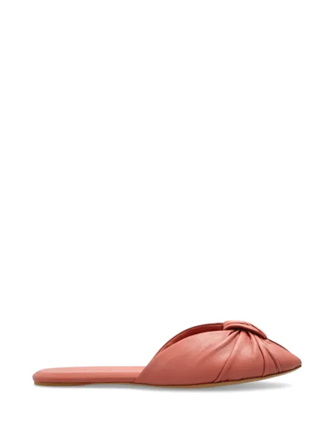Chloé Suzie knotted leather slides