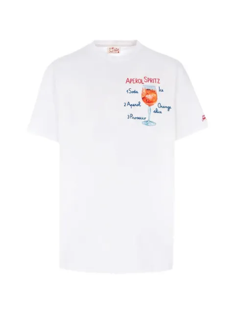 MC2 Saint Barth Portofino cocktail-embroidered T-shirt