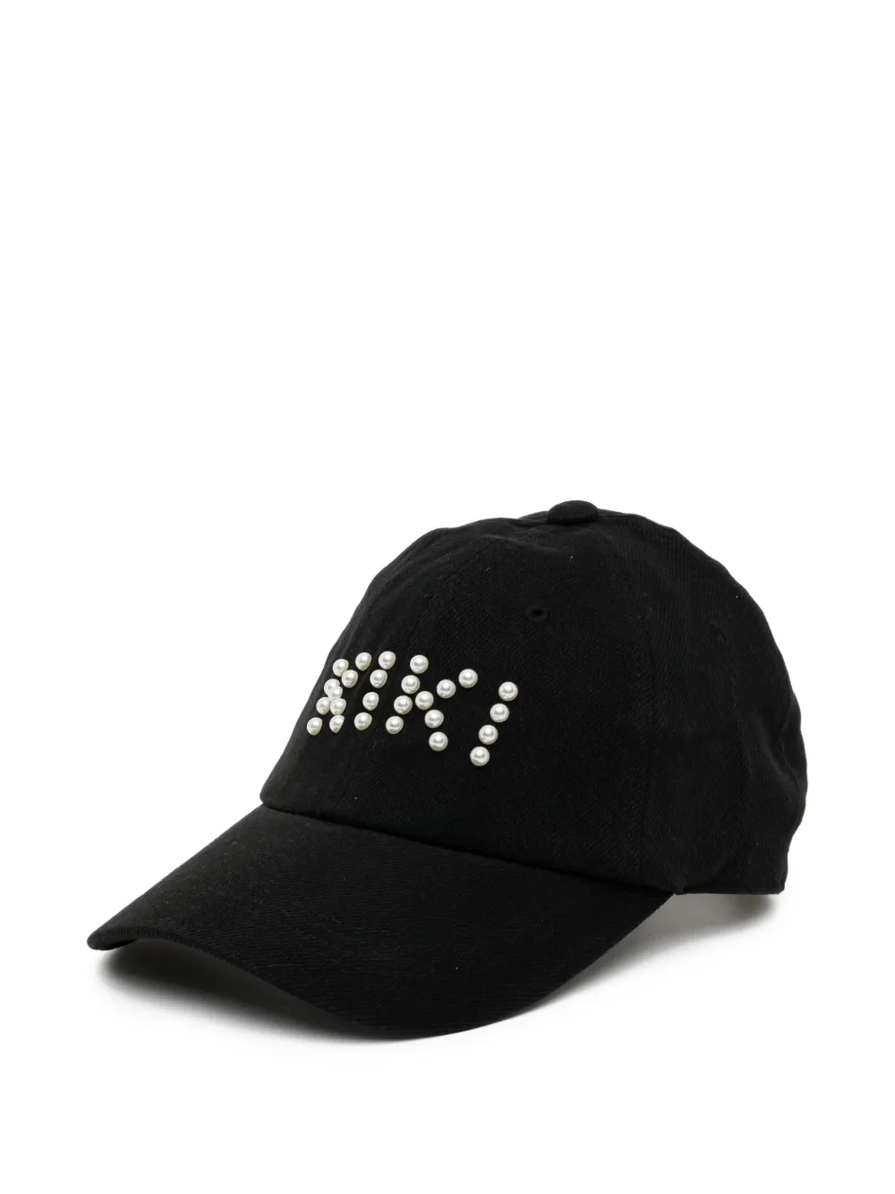 Kimhekim pearl-embellished baseball cap - Nero