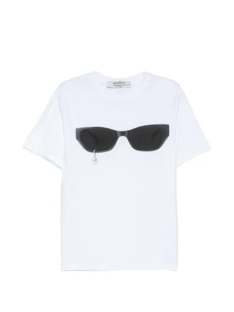 Kimhekim tear-sunglasses printed T-shirt