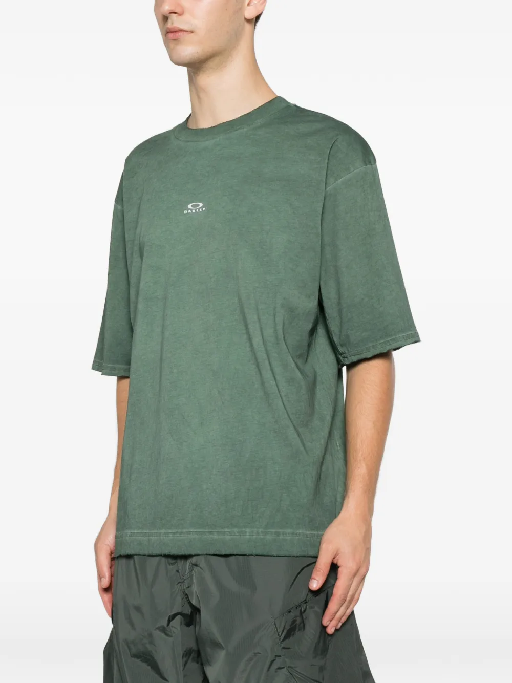 Oakley T-shirt met ronde hals Groen