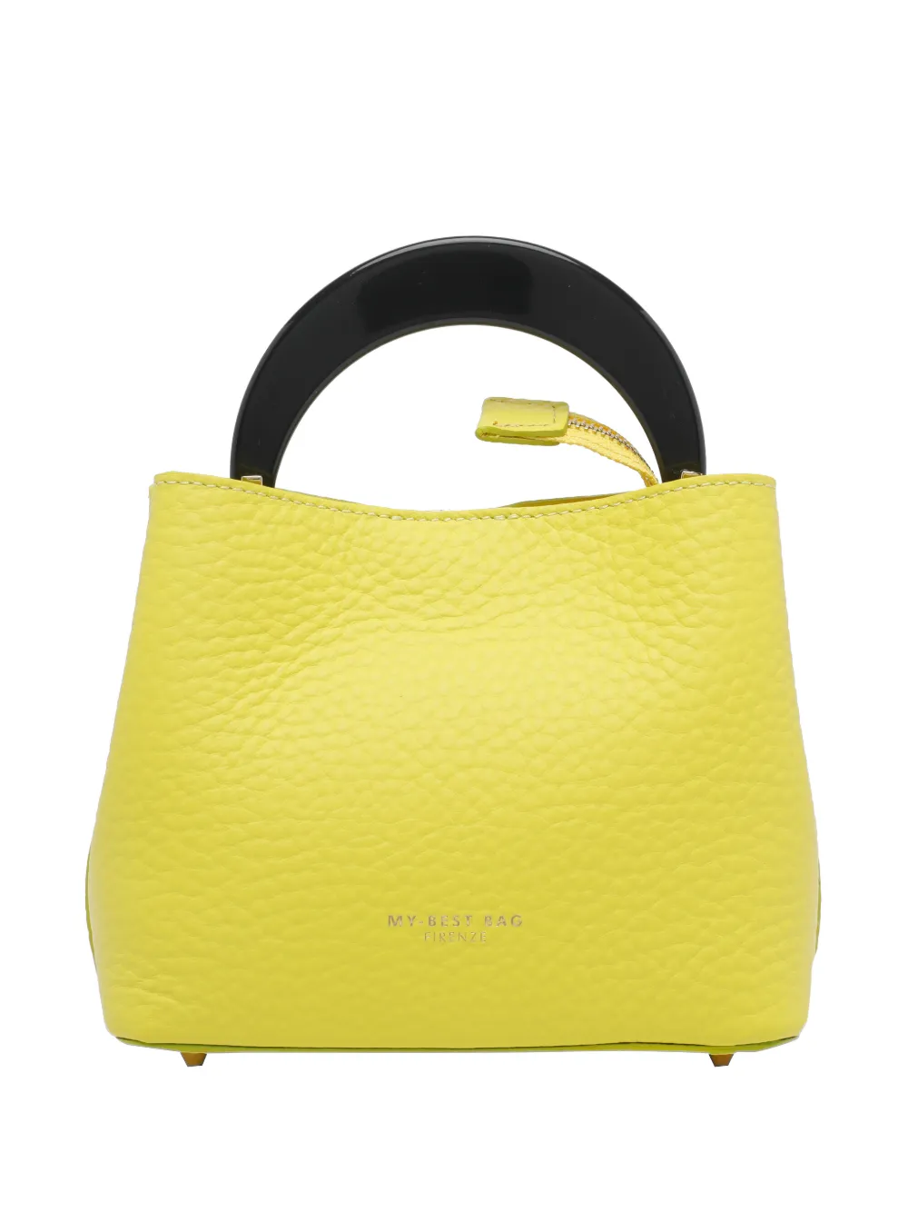 MY BEST BAG Smile leather tote bag - Giallo