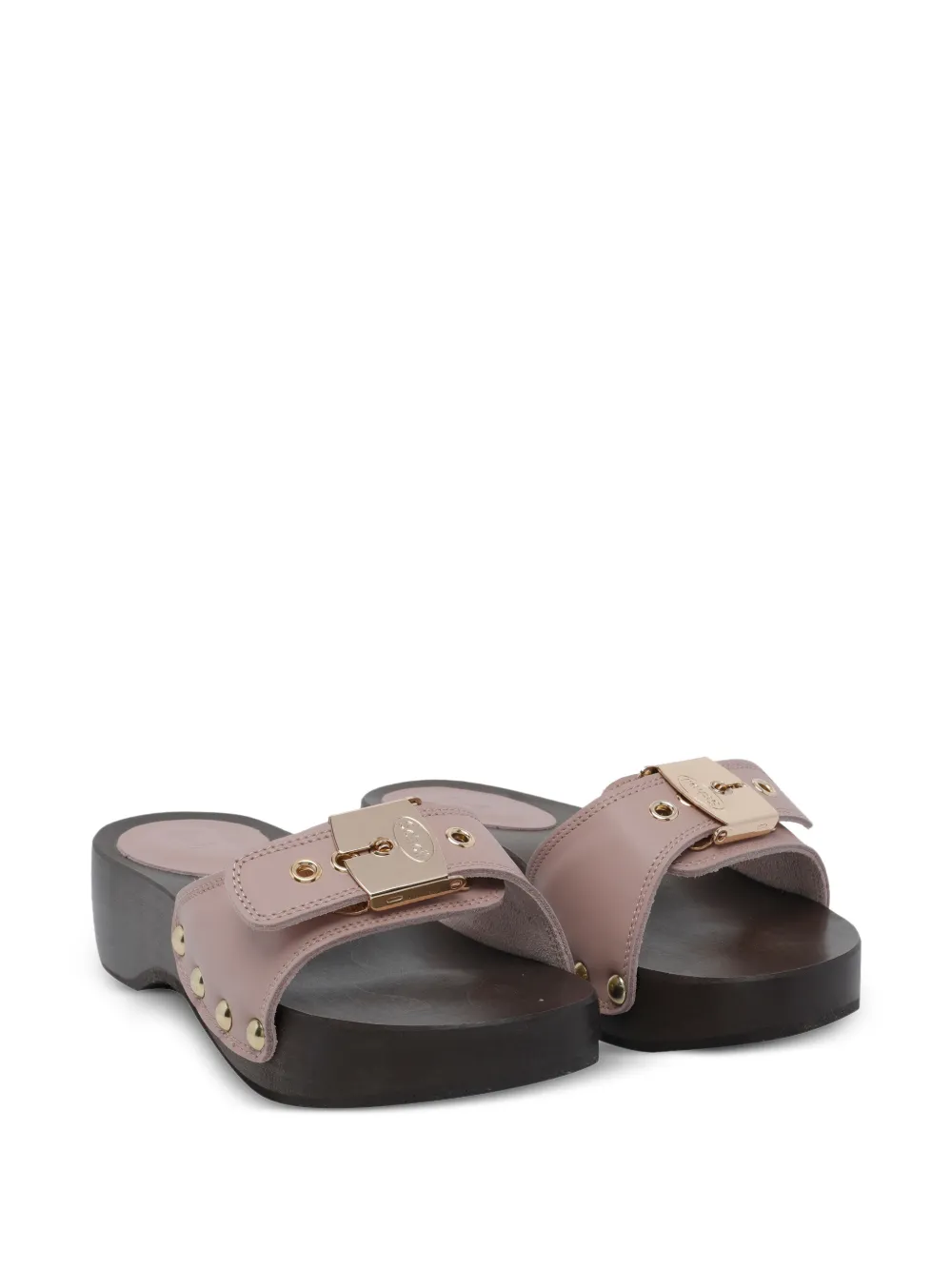 Scholl Pescura Heel SR buckle-fastening sandals Roze