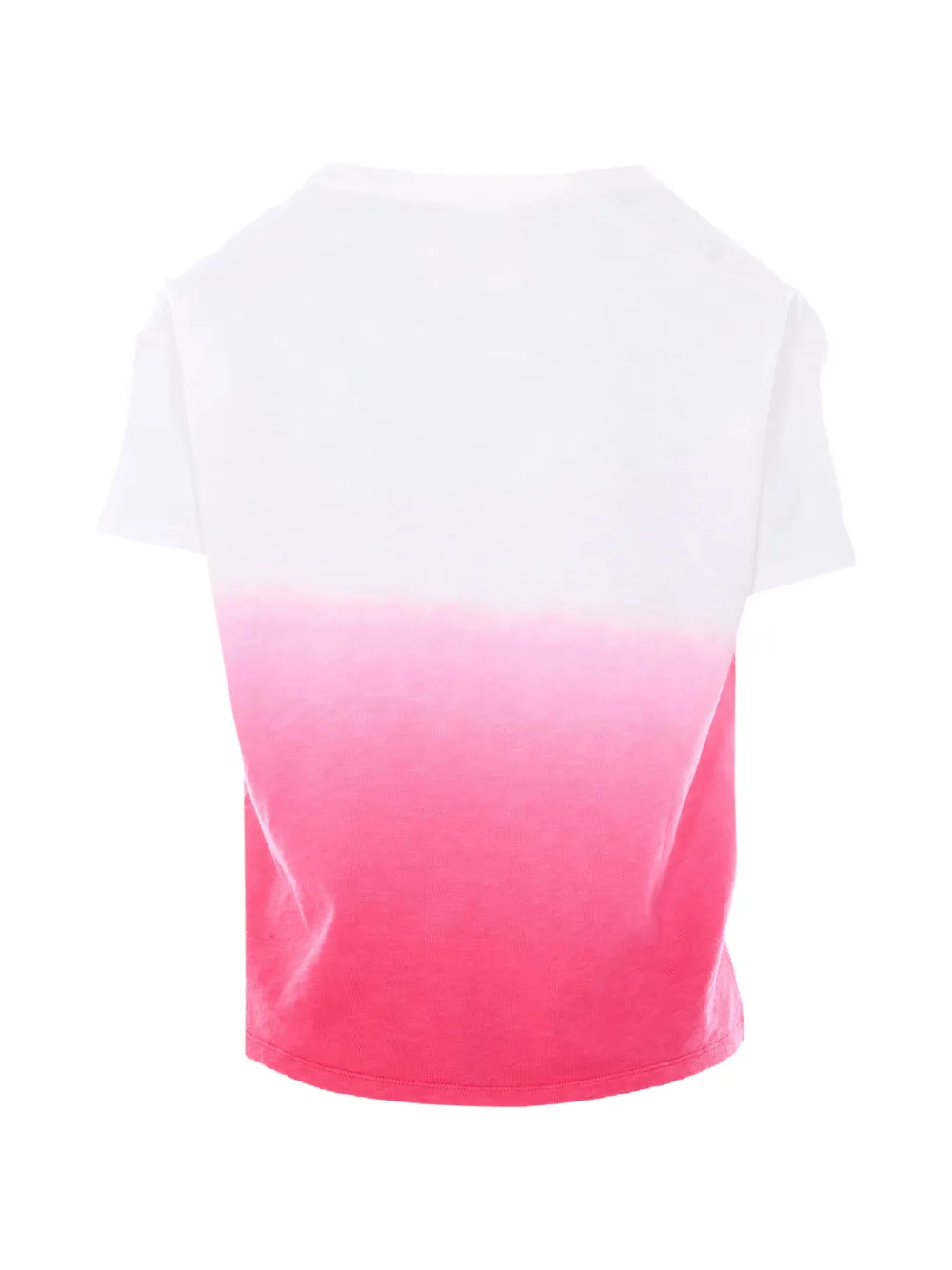 Not Shy T-shirt met V-hals Roze