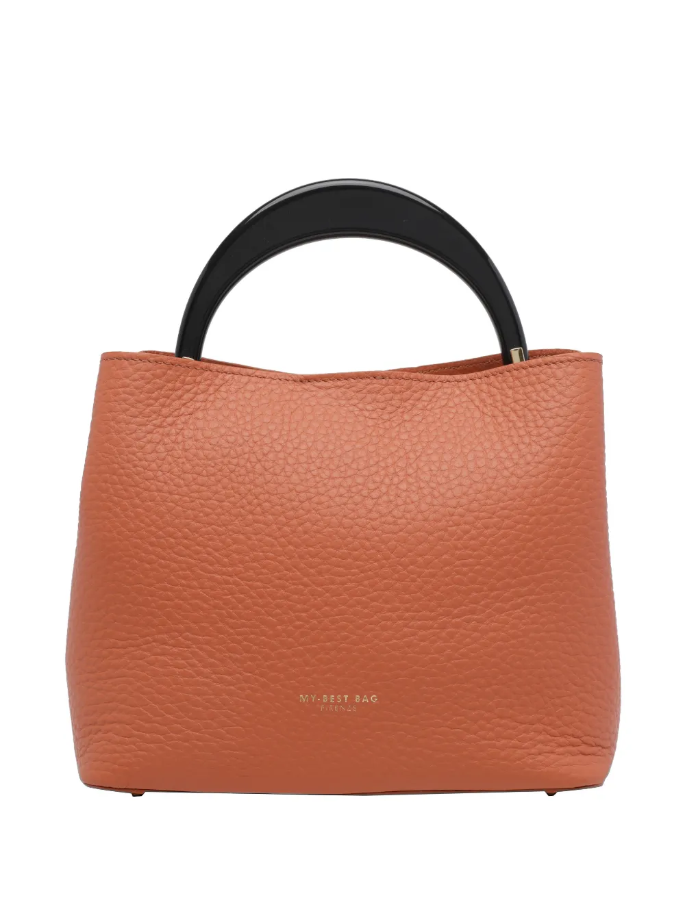 MY BEST BAG Firenze grained-leather clutch bag - Arancione