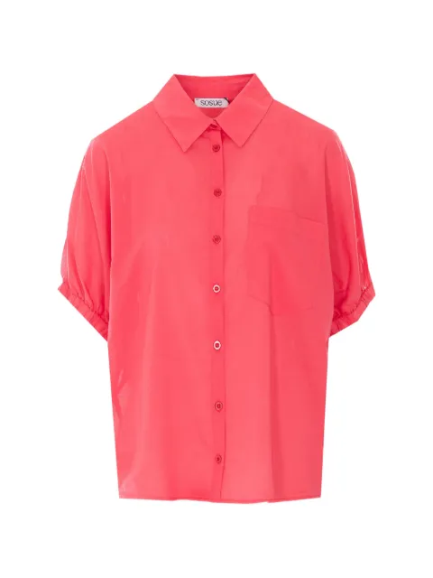 SoSUE short-sleeve cotton shirt