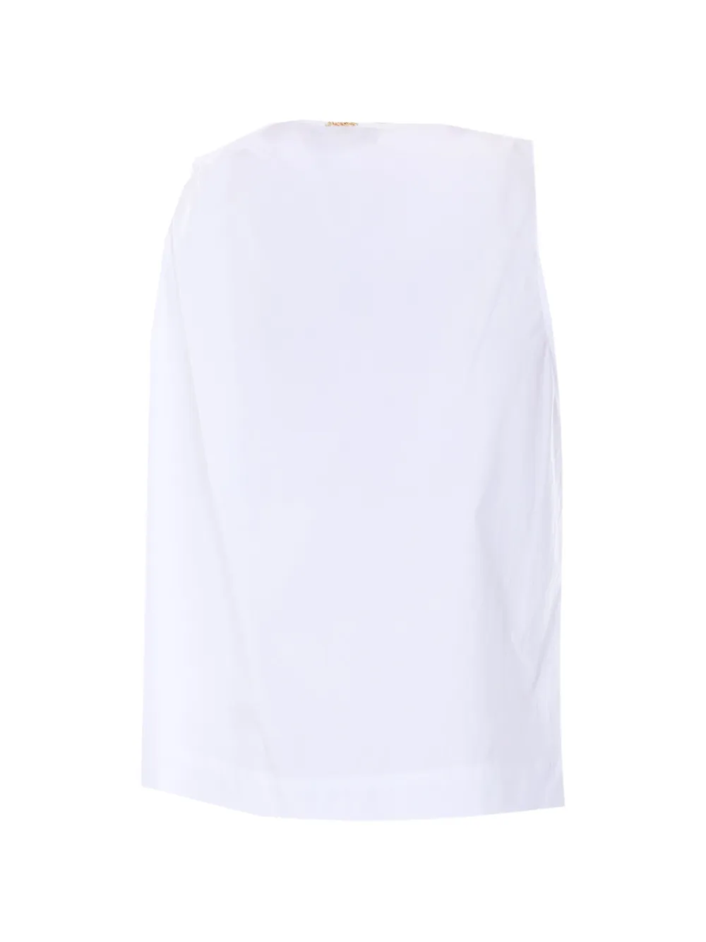 TWINSET Gedrapeerde mouwloze top Wit