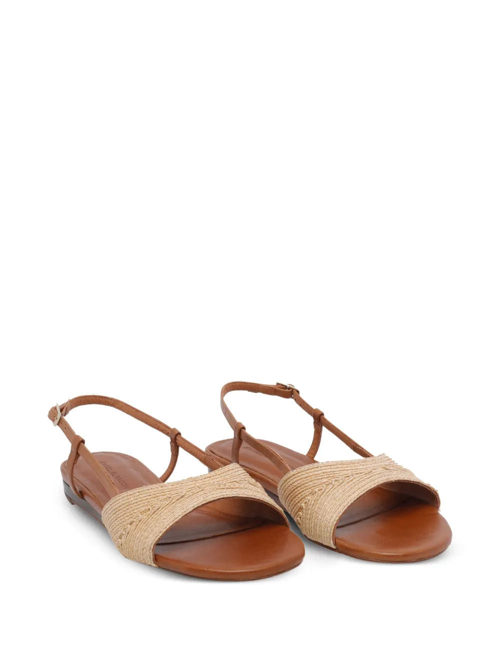 ANGEL ALARCON woven-strap buckle-fastening sandals Bruin