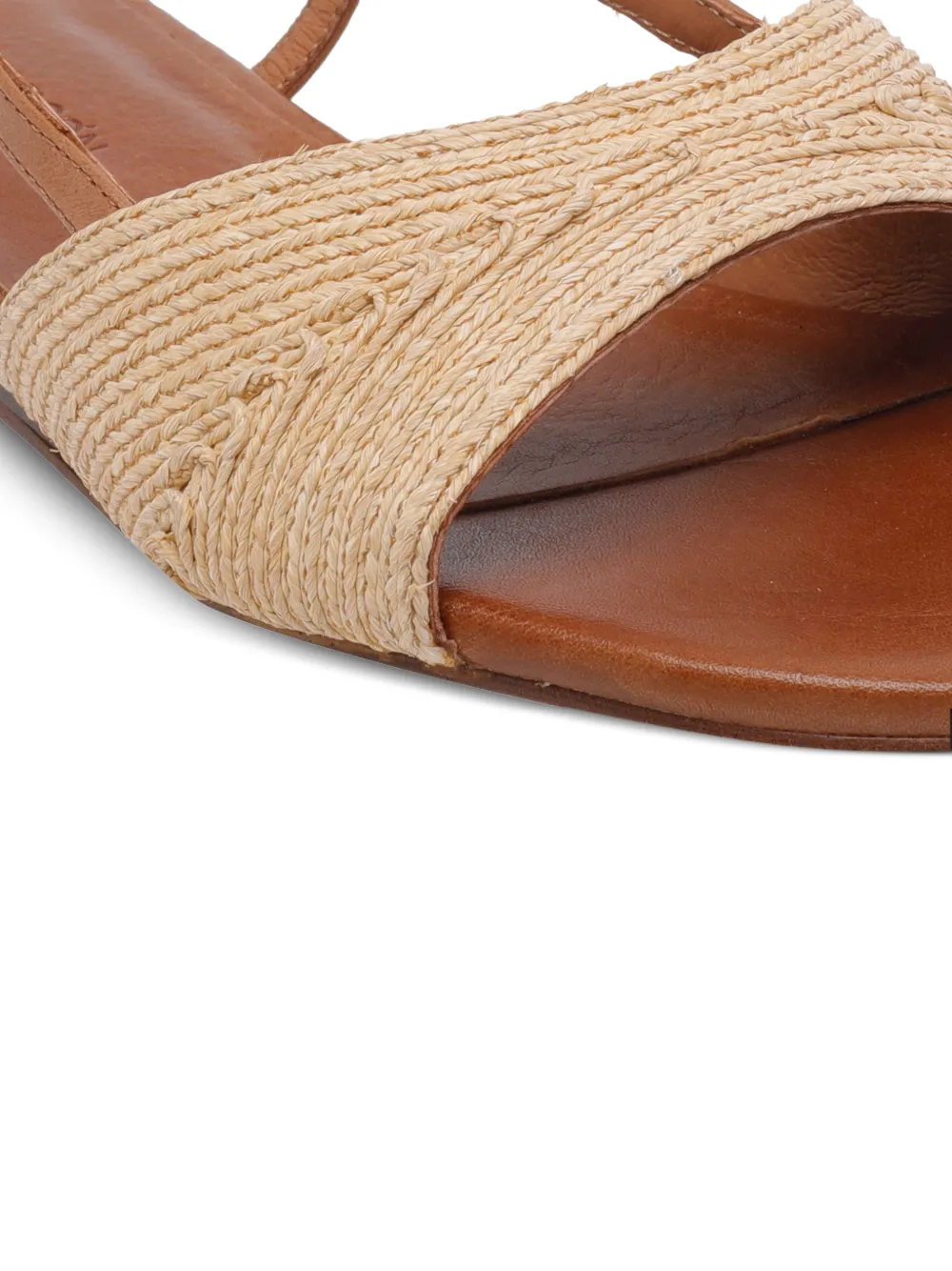 ANGEL ALARCON woven-strap buckle-fastening sandals Bruin