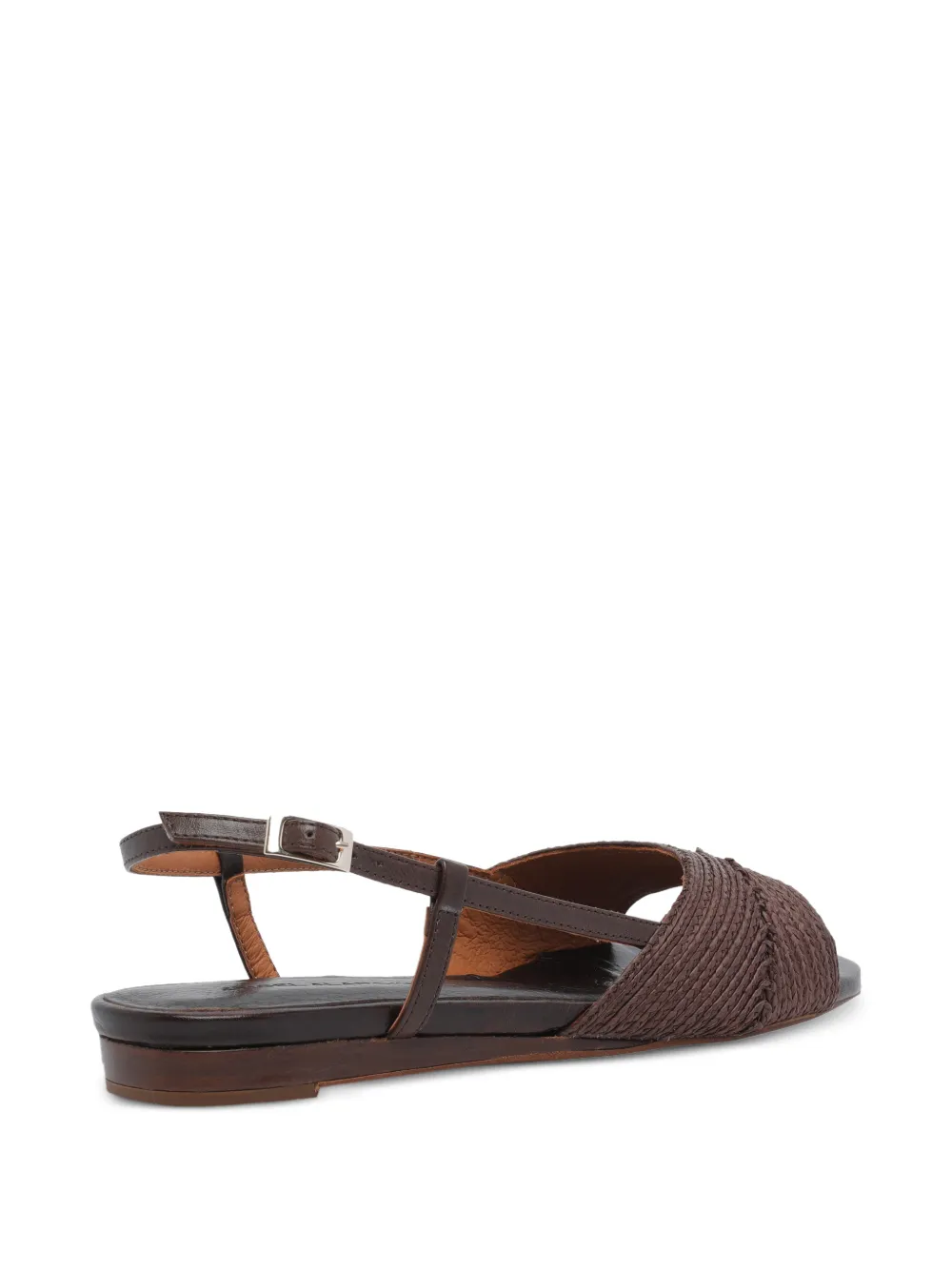 ANGEL ALARCON woven leather sandals Bruin
