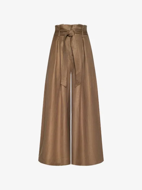 L'Agence Lowen belted palazzo pants
