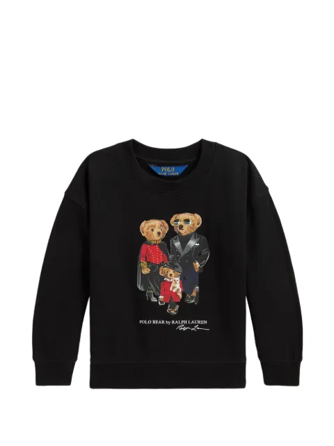 POLO RALPH LAUREN KIDS Holiday Polo Bear sweatshirt