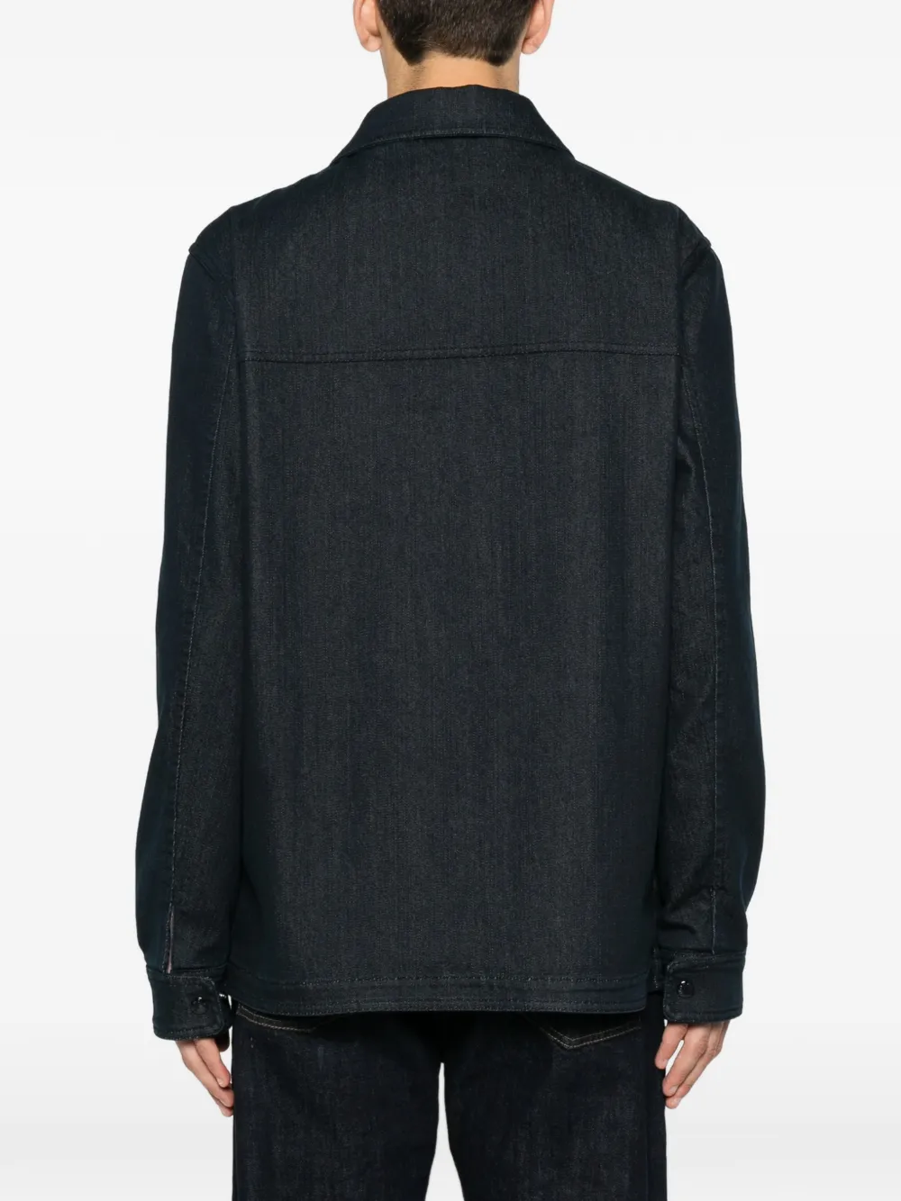 Moncler Haderu jack met logopatch Blauw