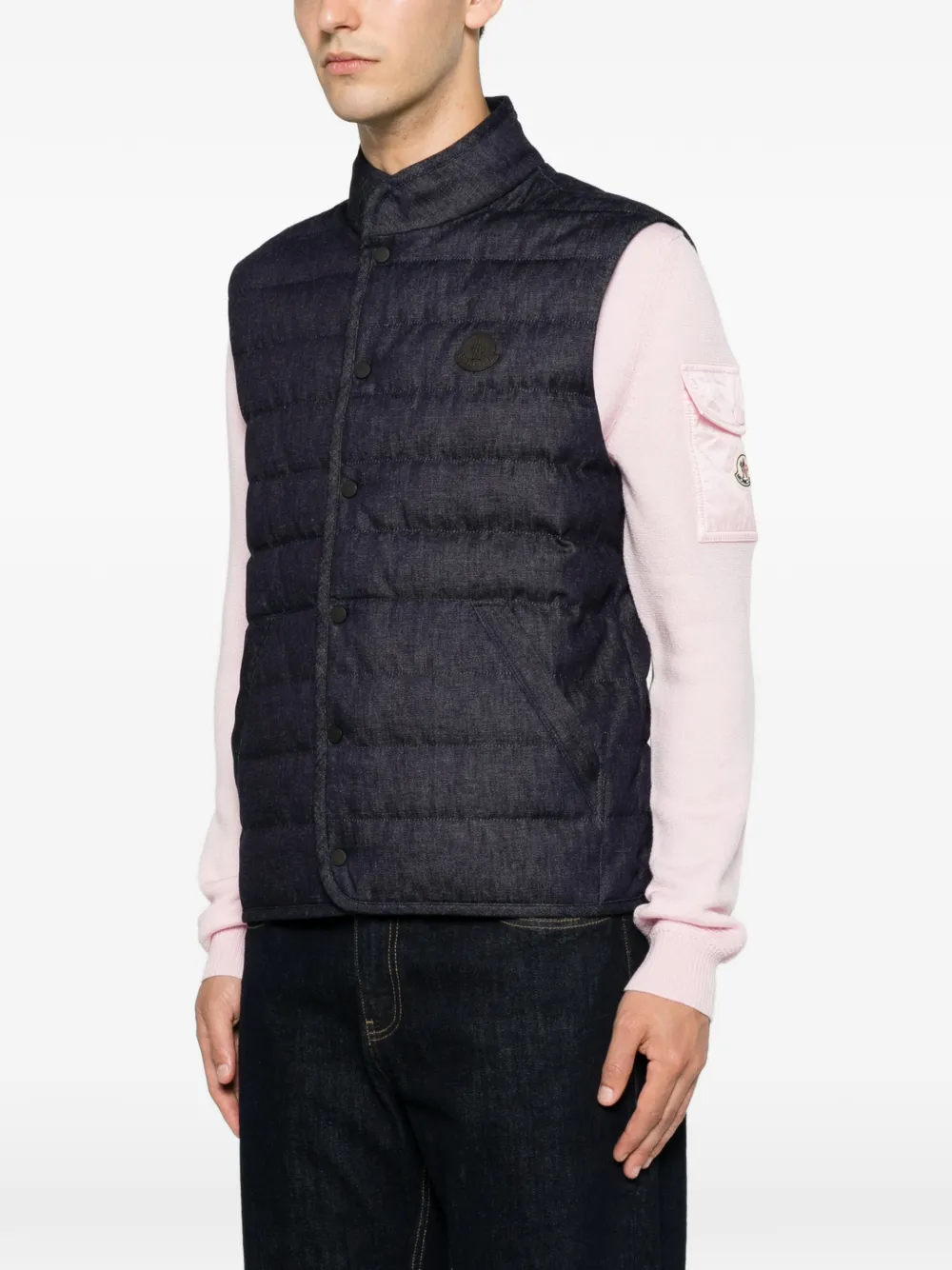 Moncler Liorane gilet Blauw