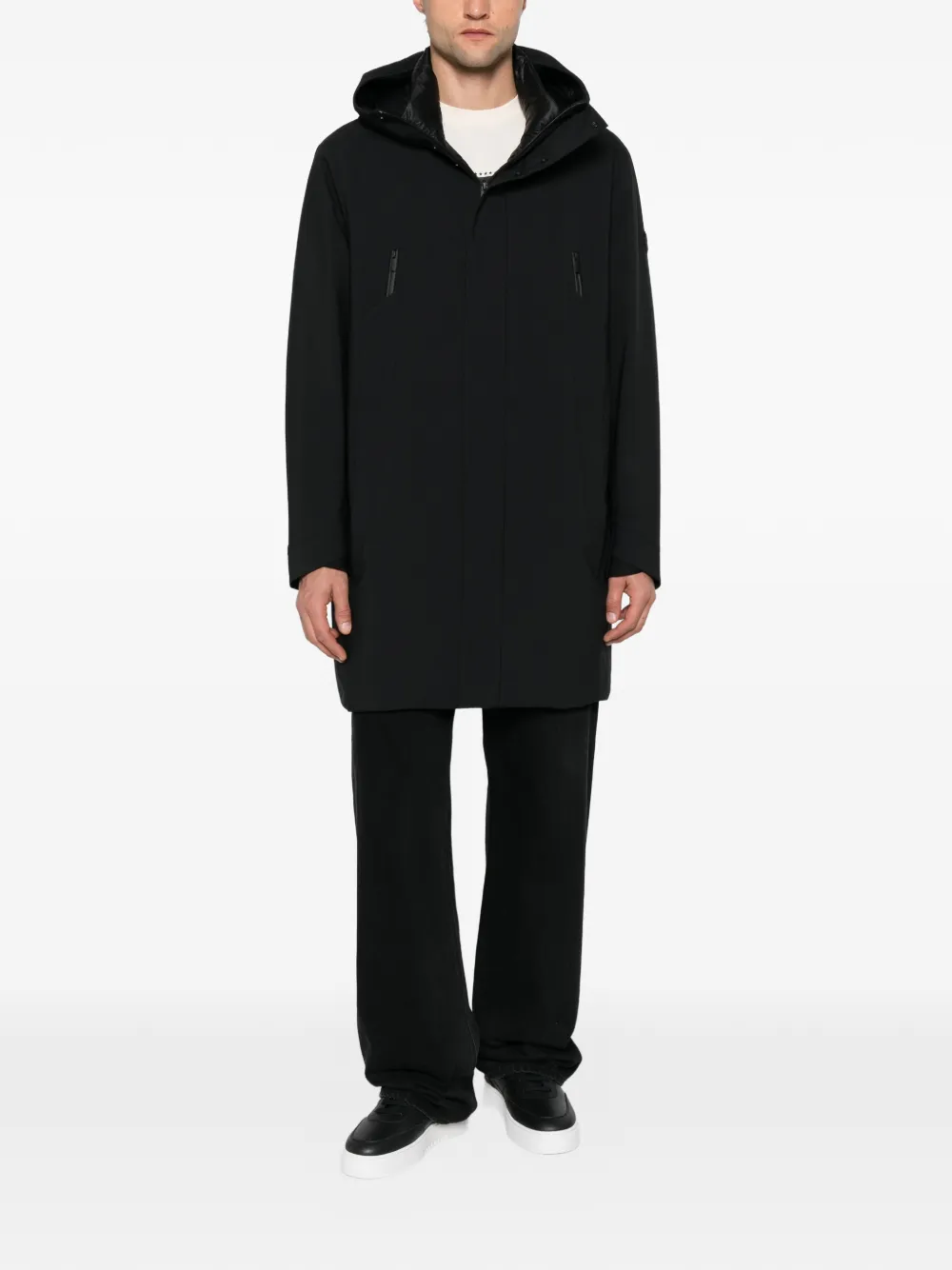 Moncler Parka met capuchon Zwart