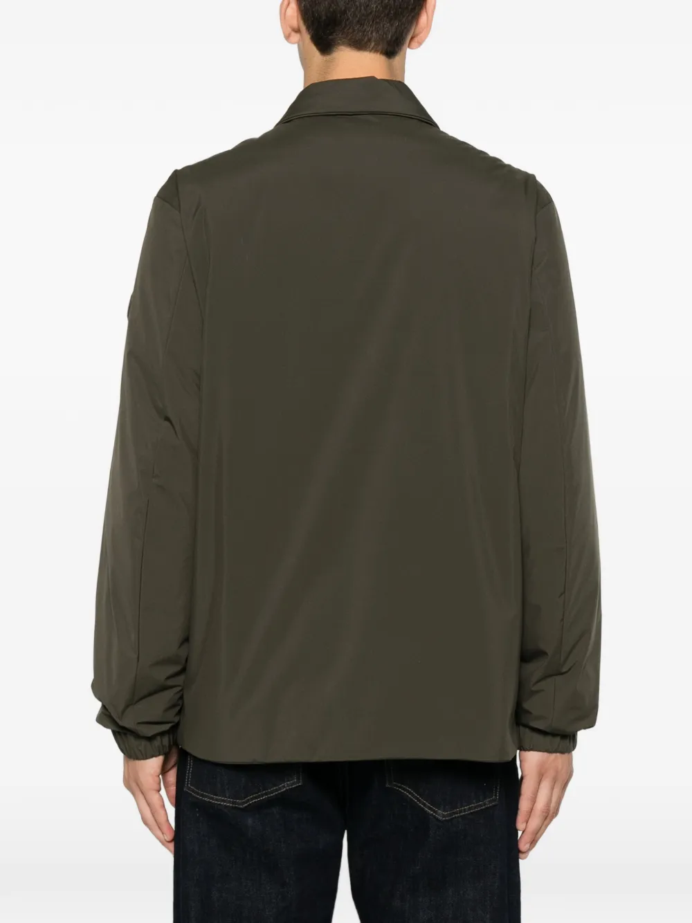 Moncler Jack met print Groen