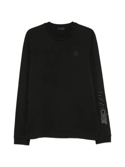 Moncler logo-patch long-sleeve T-shirt