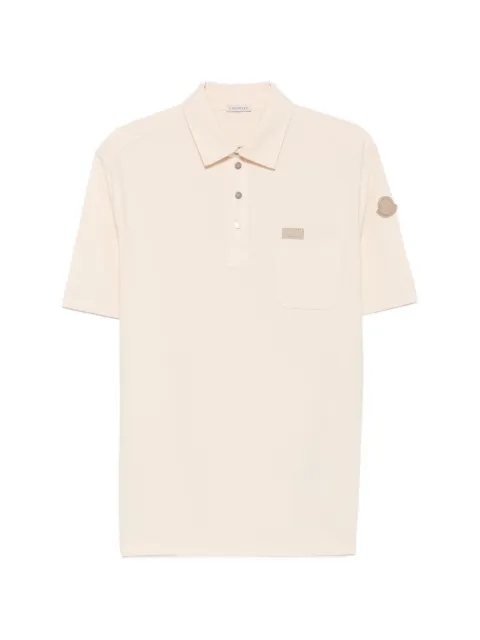 Moncler logo-patch chest-pocket polo shirt