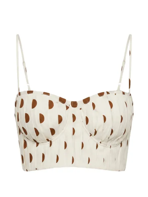 Nicholas Crina Oberteil mit Polka Dots