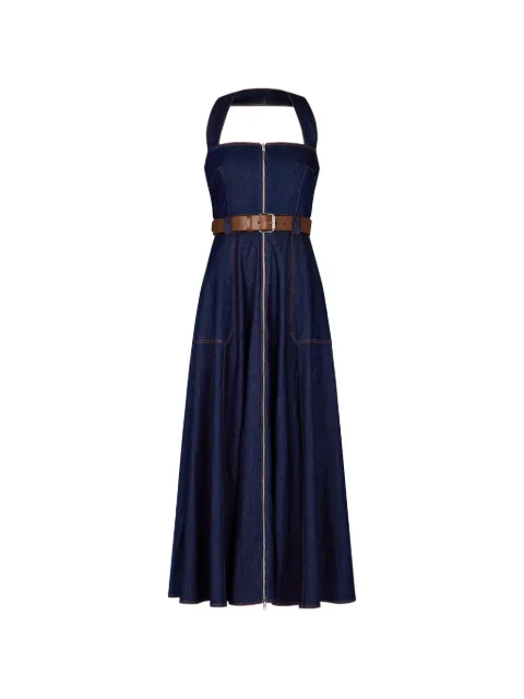 Nicholas Anastasia halter-neck maxi dress