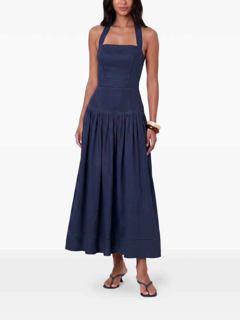 Nicholas Vivianne jurk Blauw