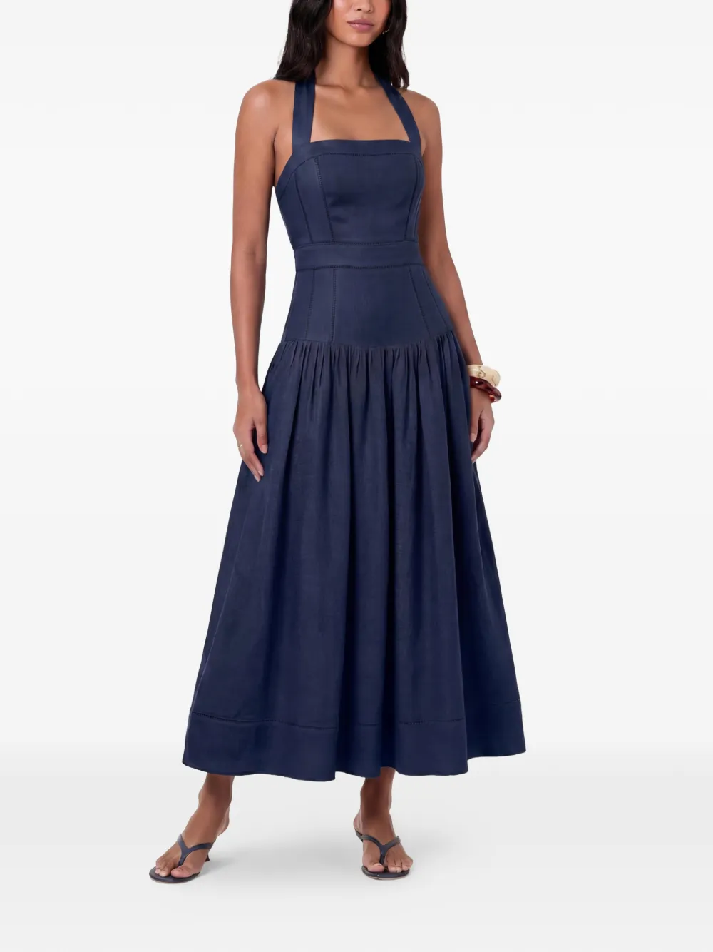 Nicholas Vivianne jurk Blauw
