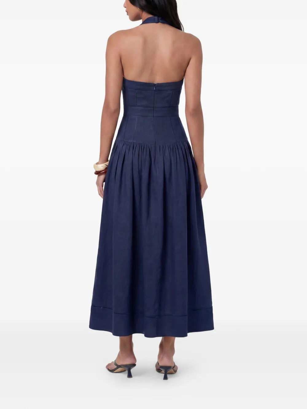 Nicholas Vivianne jurk Blauw