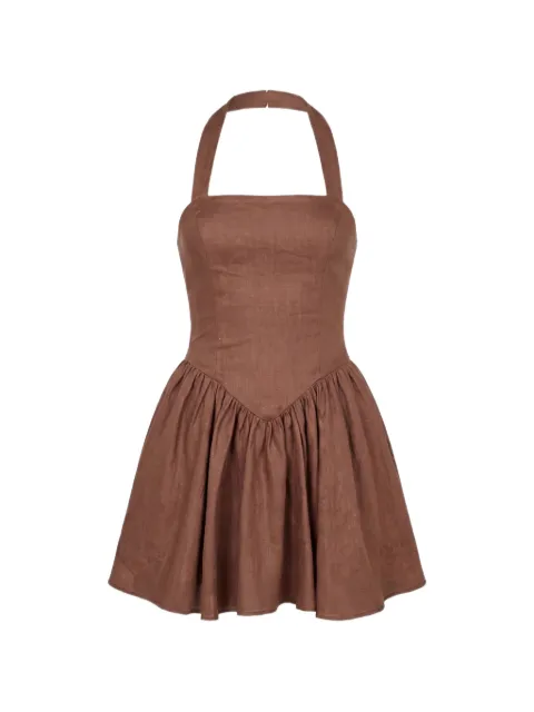 Nicholas Amalie halter-neck dress