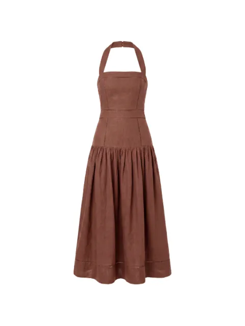 Nicholas Vivianne halterneck midi dress