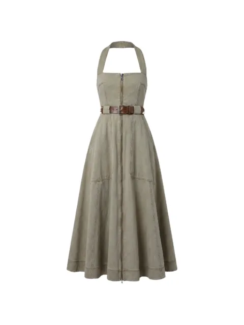Nicholas Anastasia halter-neck midi dress