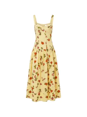 Nicholas Makenna floral-print corset-style Midi Dress | Neutrals | FARFETCH NO Nicholas Makenna floral-print corset-style Midi Dress | Neutrals | FARFETCH NO