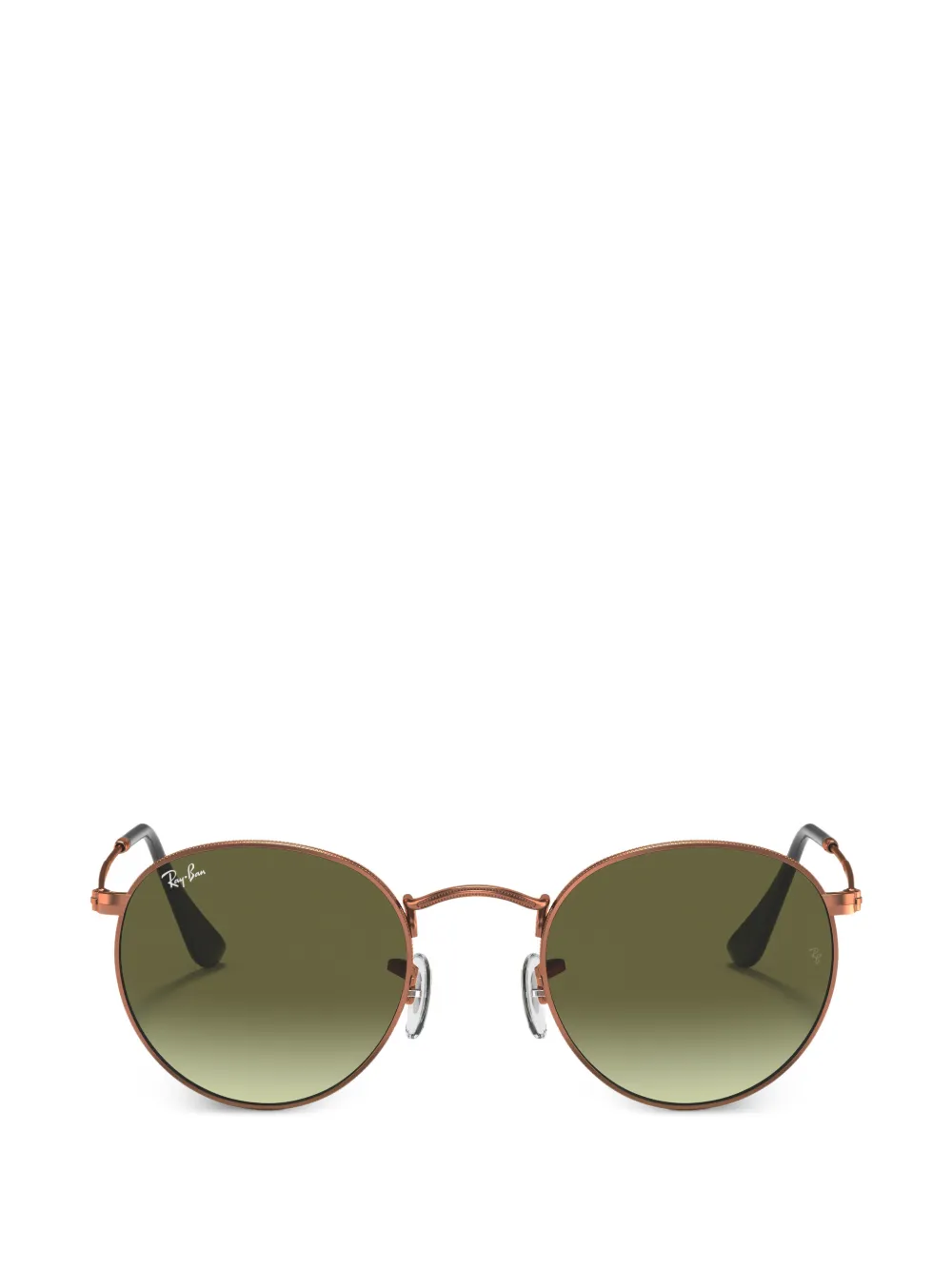 Ray-Ban round-frame sunglasses - Marrone