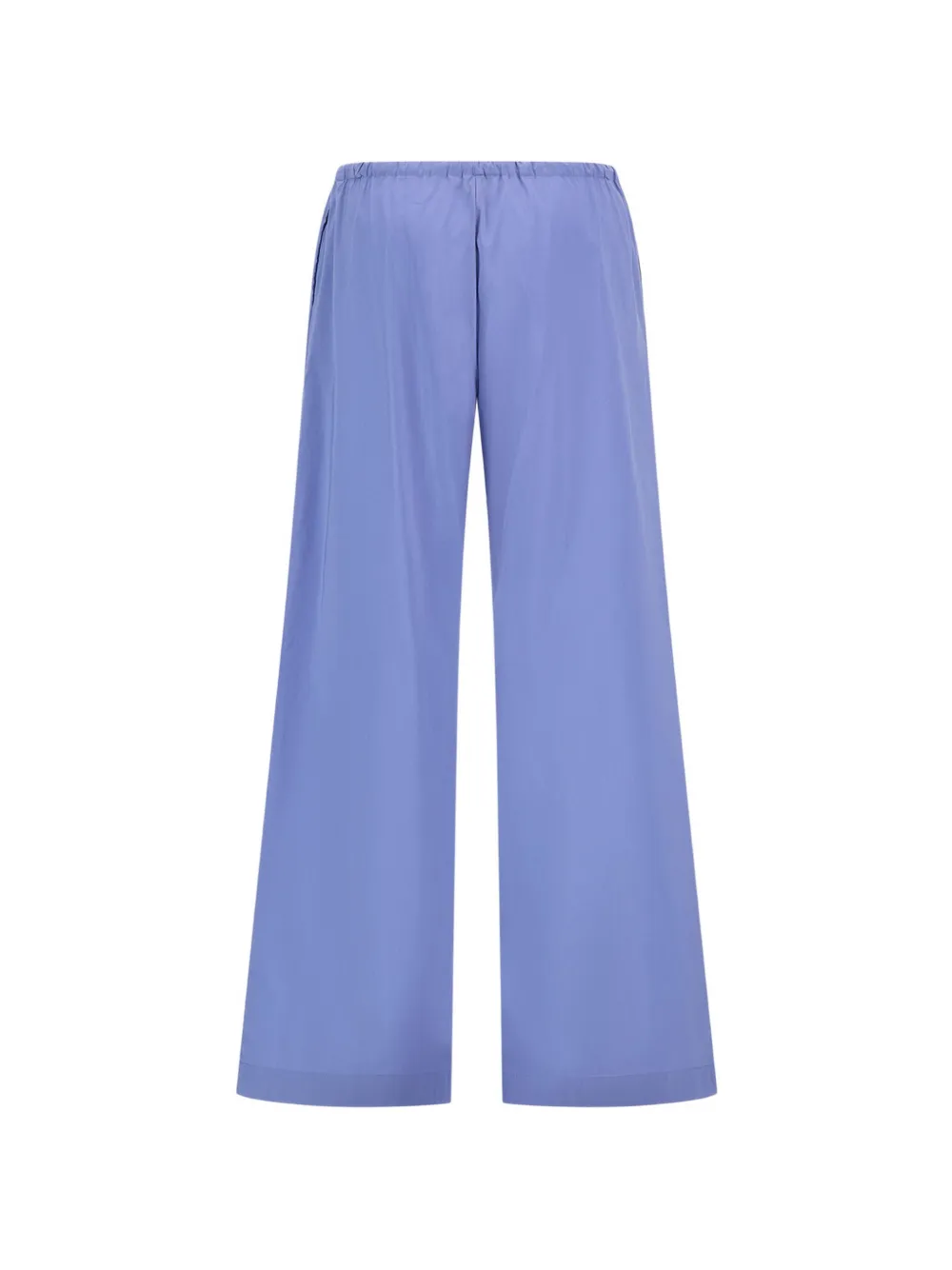 Herno Popeline broek met trekkoordtaille Blauw