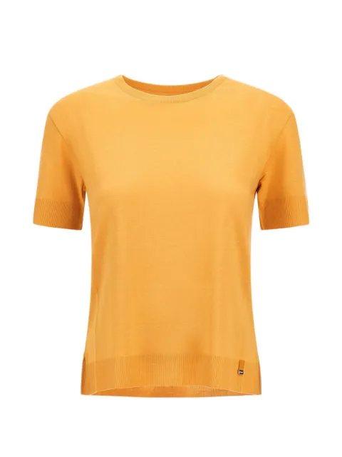 Herno ribbed-trim T-shirt